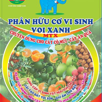 Phân hữu cơ vi sinh voi xanh MTX