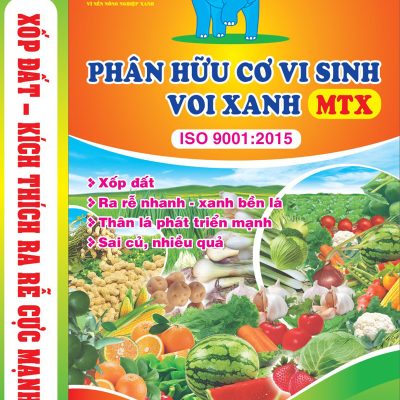 Phân hữu cơ vi sinh voi xanh MTX