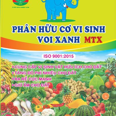 Phân hữu cơ vi sinh voi xanh MTX