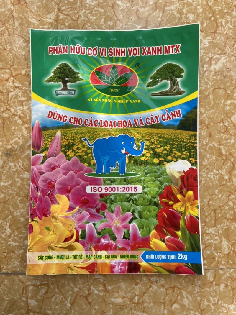 Phân hữu cơ vi sinh voi xanh MTX