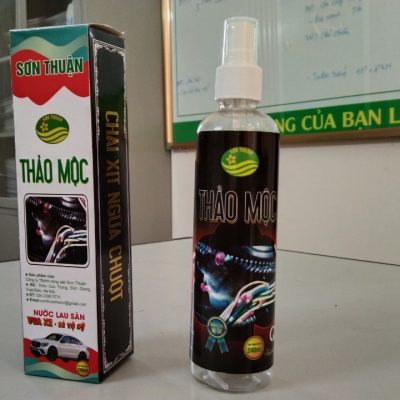 Thảo mộc chai xịt ngừa chuột